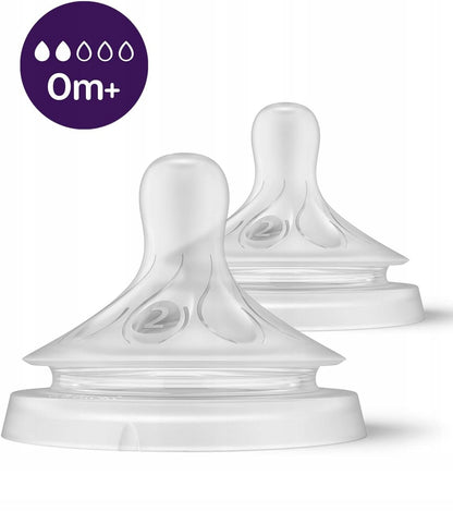 PHILIPS AVENT Natural bottle teats x2