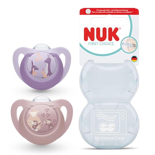 NUK First Choice suzetă de calmare din silicon x2 6-18 luni
