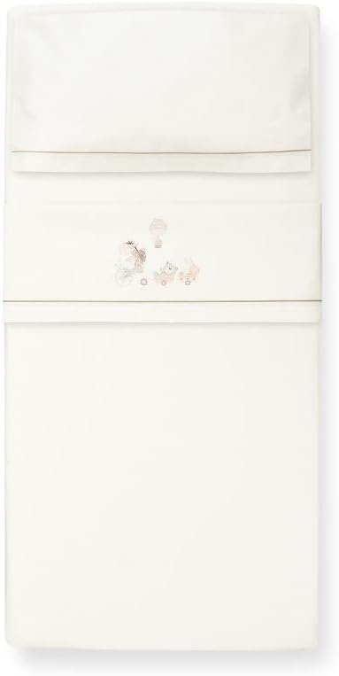 INTERBABY komplet pościeli 3-częściowy 60x120 / 40x60 / 103x150 + zawieszka