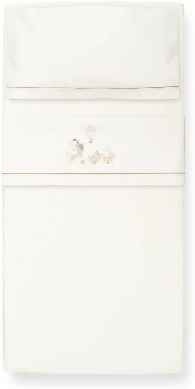 INTERBABY set de lenjerie de pat din 3 piese 60x120 / 40x60 / 103x150 + agățătoare