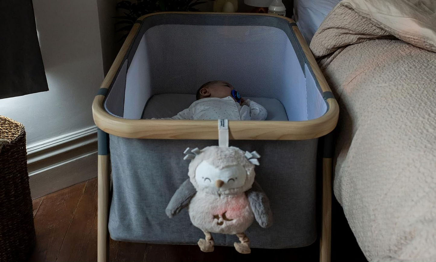 TOMMEE TIPPEE Sowa Ollie Deluxe PRZYTULANKA lampka dźwięki