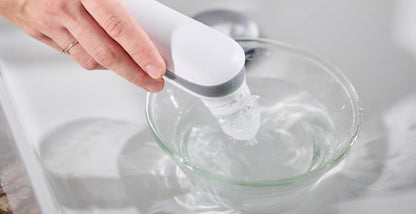 NUVITA aspirator nazal cu lumină și muzică + 3 capete, husă și pensetă