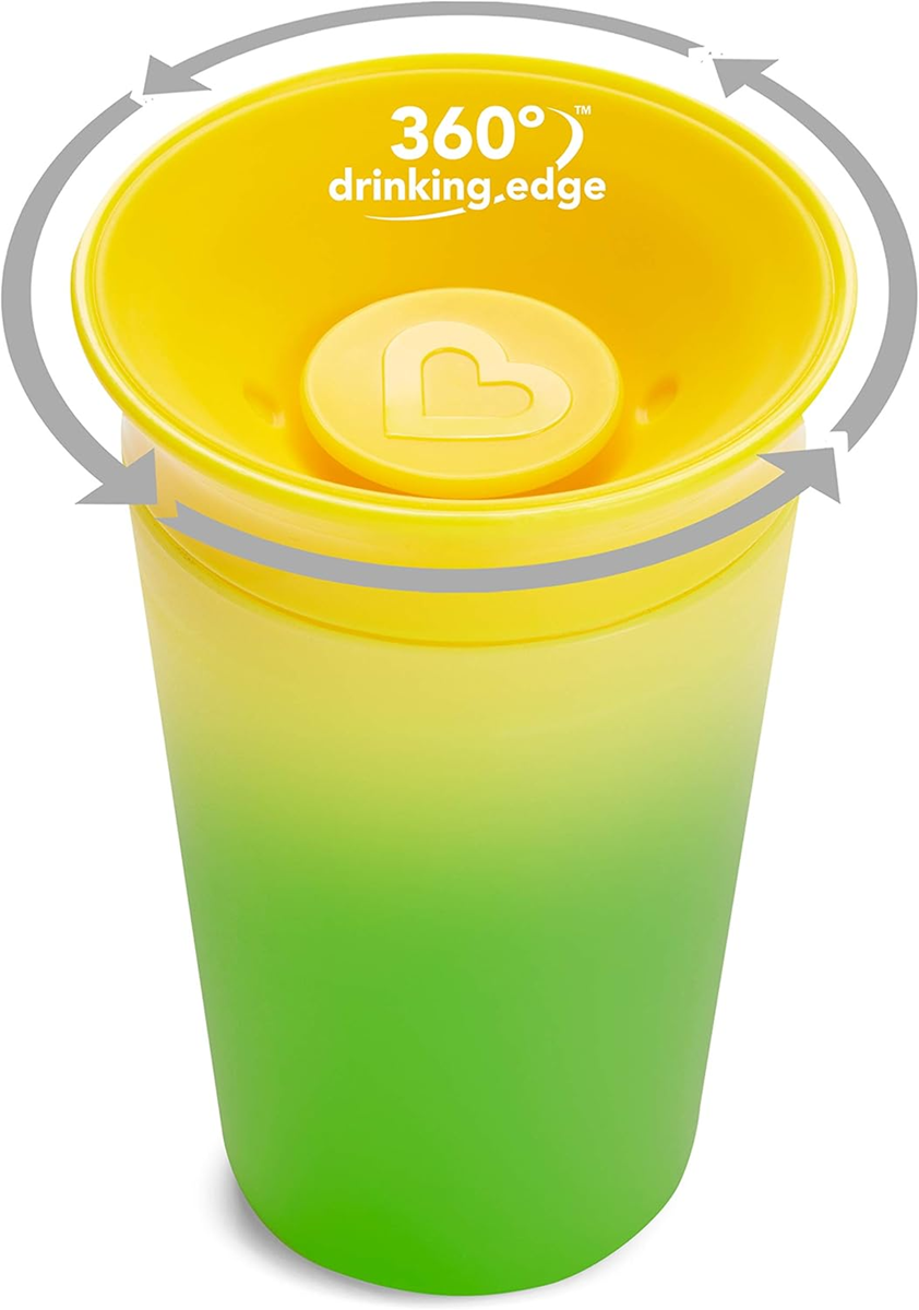MUNCHKIN Miracle cană anti-vărsare cu gură 360° 266 ml 12 luni+