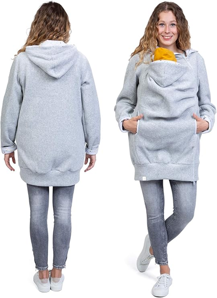 VIVA LA MAMA fleece baby-wearing jacket