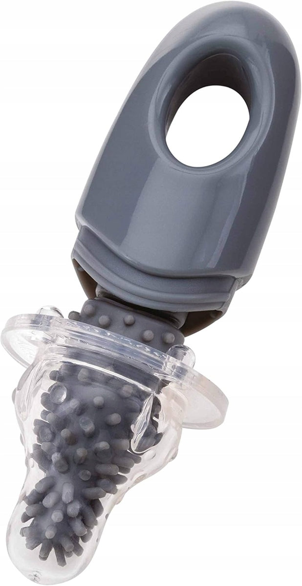 NUBY 2w1 szczotka do czyszczenia smoczków i butelek 30 cm + podstawka