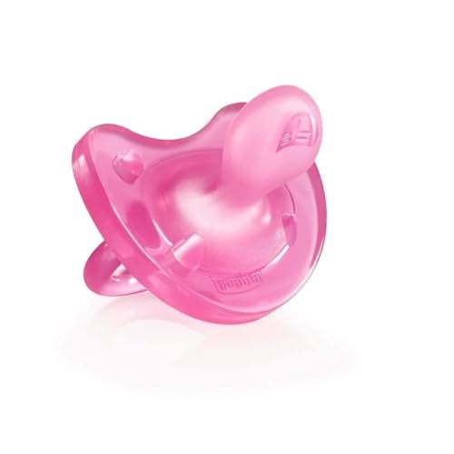 Chicco Physioforma Soft suzetă din silicon roz 0-6m