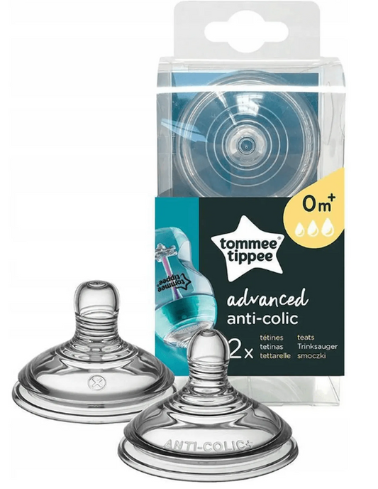 TOMMEE TIPPEE advanced anti-colic tettarelle 0m+ x2