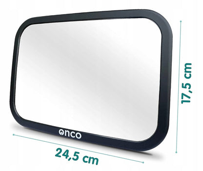 Oglindă auto ONCO pentru supravegherea copilului 17,5 x 24,5 cm