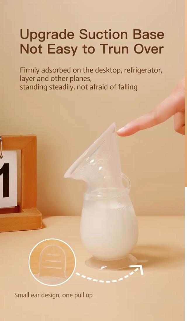 KOLEKTOR silikonowy do zbierania pokarmu 90 ml