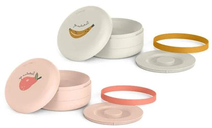 SUAVINEX BENTOO cutie pentru gustări, tip lunchbox, cu două compartimente