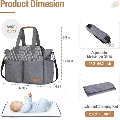LEKEBABYnappy bag and accessoriescolour as on first photoused condition, cared for