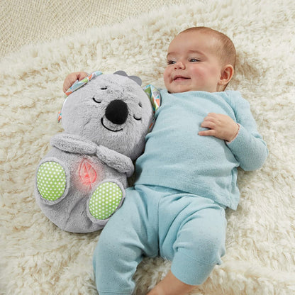 FISHER-PRICE śpiący KOALA oddychający brzuszek, przytulanka uspokajająca dla niemowląt 0+