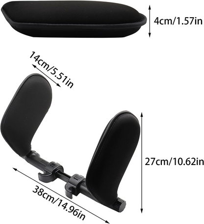 WORTH PLANET Tetieră auto pentru dormit, suport pentru cap în mașină 7 - 18 cm 360°