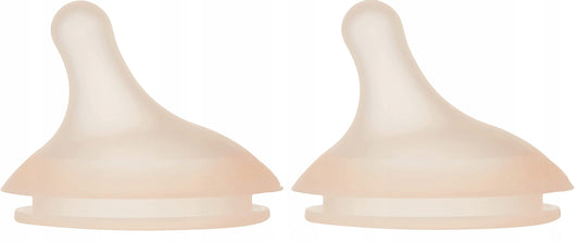 SUAVINEX Zero Zero smoczek do butelki x2 3m+