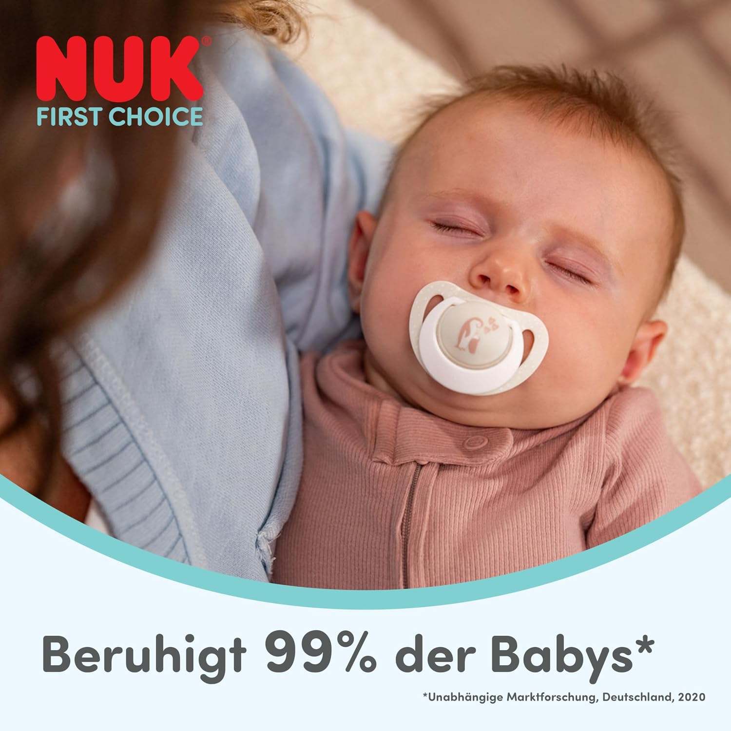 NUK First Choice smoczek uspokajający silikonowy x2 6-18m – zdjęcie produktu 2