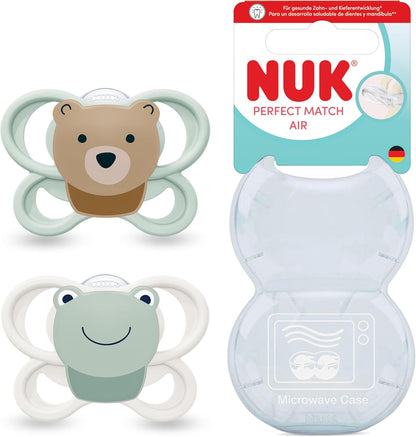 NUK Perfect Match Air suzetă de calmare 0-6m x2