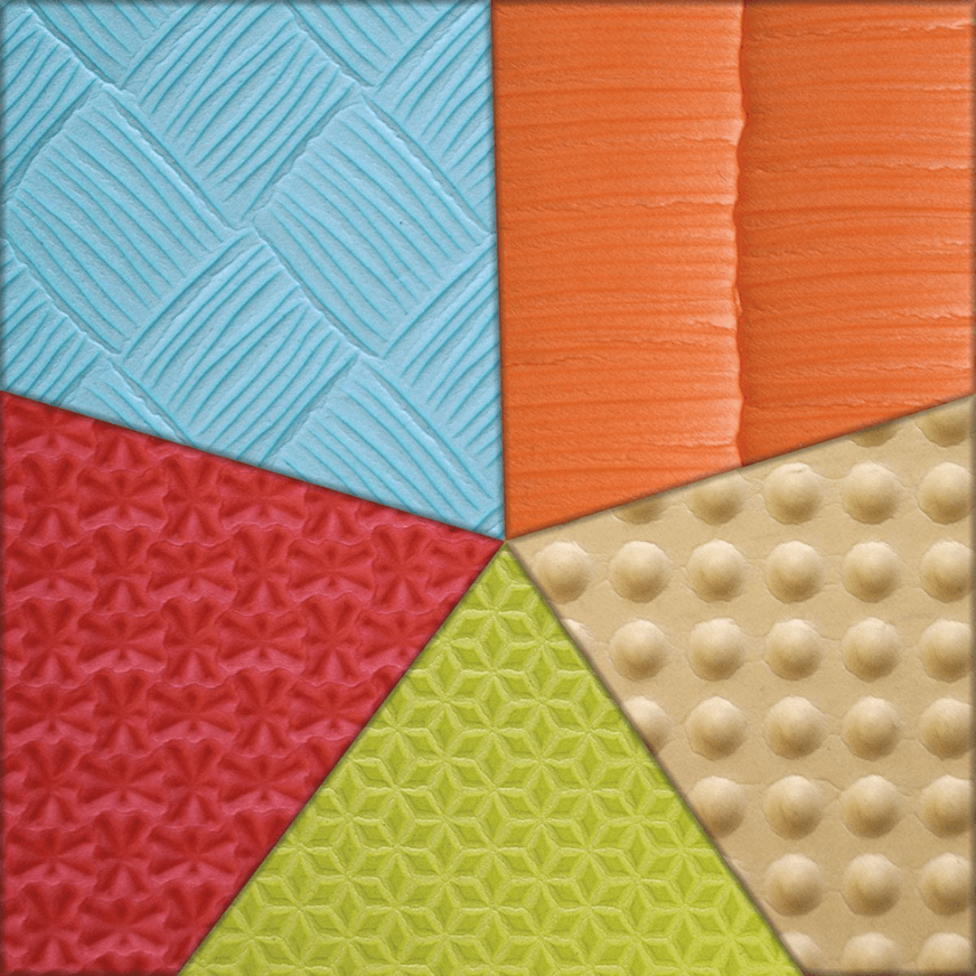 LUDI mata składana puzzle SENSORYCZNE 90x90 z kolorowymi fakturami i strukturami sensorycznymi dla dzieci 10 m+
