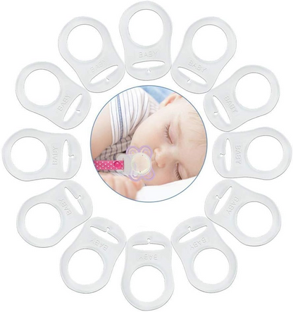 VOARGE manici in silicone per catenelle porta succhietto 12 pezzi