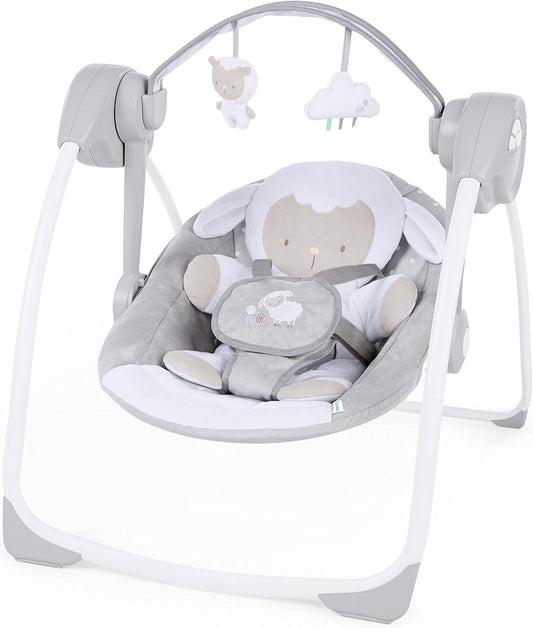 INGENUITY Comfort2GO șezlong SUNETE VIBRAȚII Cuddle Lamb