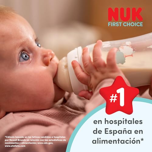 NUK First Choice bottle nipples M 2 pcs. 3+