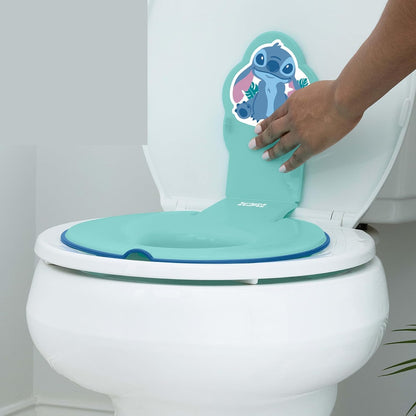 Bright Starts Flip Sit adaptor pentru toaletă Stitch 18m+