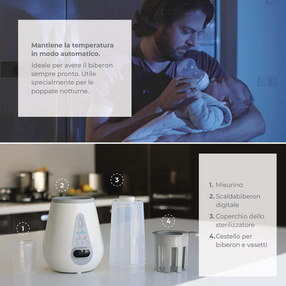 NUVITA digital bottle warmer, sterilizer, defroster