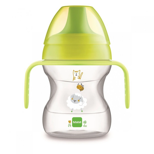 MAM Learn To Drink Cup Trinklernbecher mit Schnabeltasse 190 ml 6m+