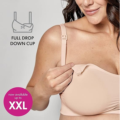 MEDELA KEEP COOL ULTRA nursing bra + breast pads L