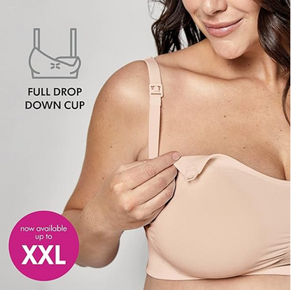 MEDELA KEEP COOL ULTRA nursing bra + breast pads L