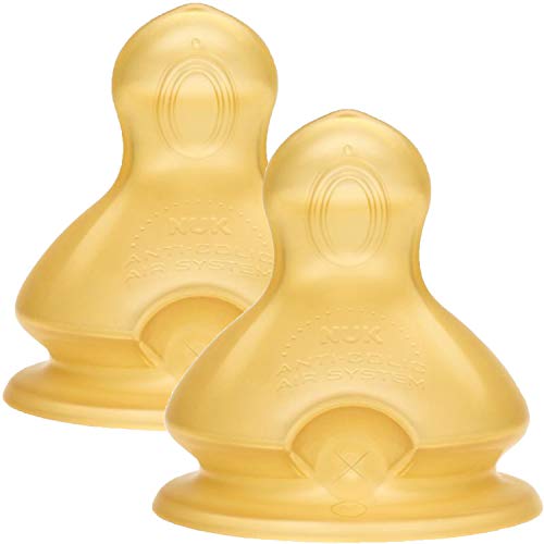 NUK First Choice Plus tetine din latex L x2 pentru hrană densă