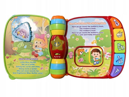 VTECH Rhymes Book carte educativă electronică LIMBA ENGLEZĂ