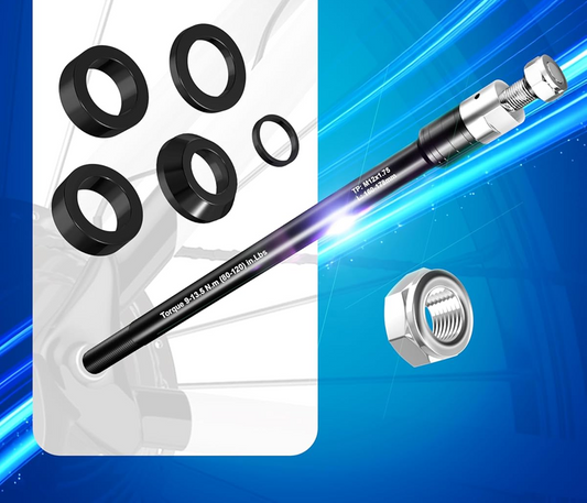 THULE AXLE Διάτρητος άξονας ρυμουλκούμενου ποδηλάτου THULE CROOZER QERIDOO 160-178 mm M12x1.0