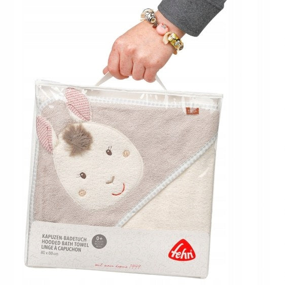 FEHN PERU bath towel with hood