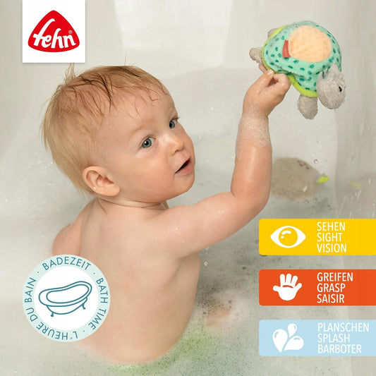 FEHN spons voor het wassen badspeelgoed SCHILDPAD 14 cm 0+