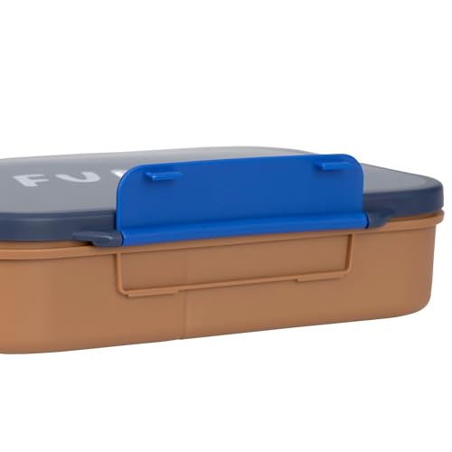 LÄSSIG Little Gang Smile cutie pentru gustări cu compartimente bento