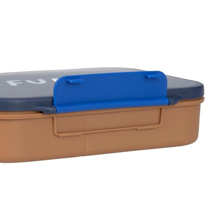 LÄSSIG Little Gang Smile cutie pentru gustări cu compartimente bento