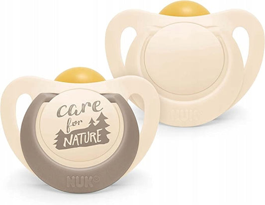 NUK for Nature smoczek uspokajający x 2 6-18msc KAUCZUK