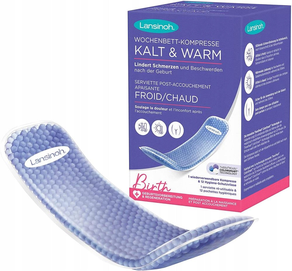 LANSINOH compresă cu gel CALD / RECE pentru zona intimă