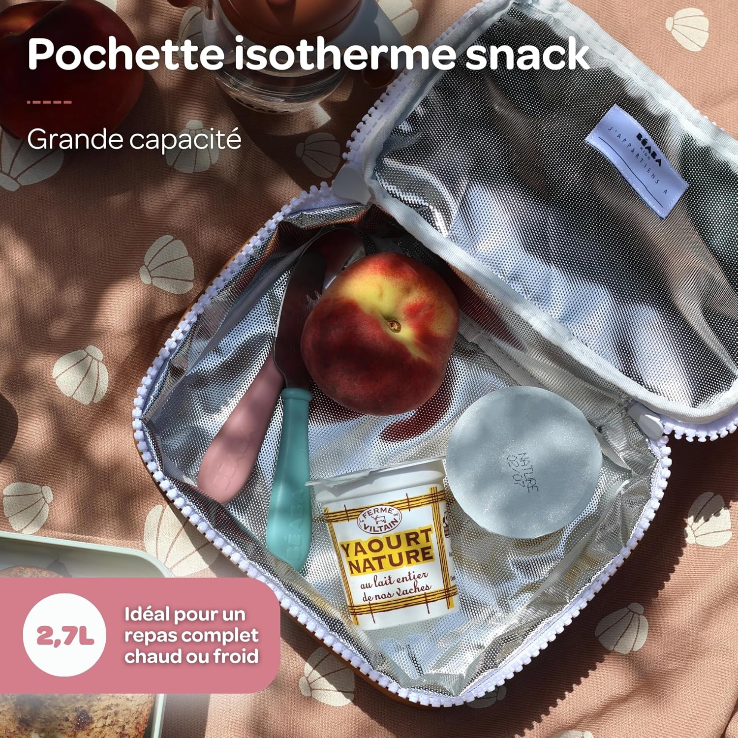 BEABA izolowana torba termiczna lunchbox 2,7l