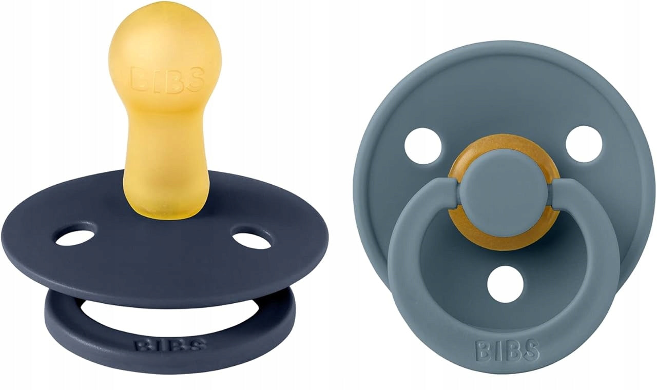 BIBS COLOUR smoczki uspokajające 2pack kauczuk 6msc+