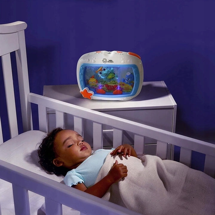 BABY EINSTEIN Mořské sny hrací skříňka + dálkové ovládání