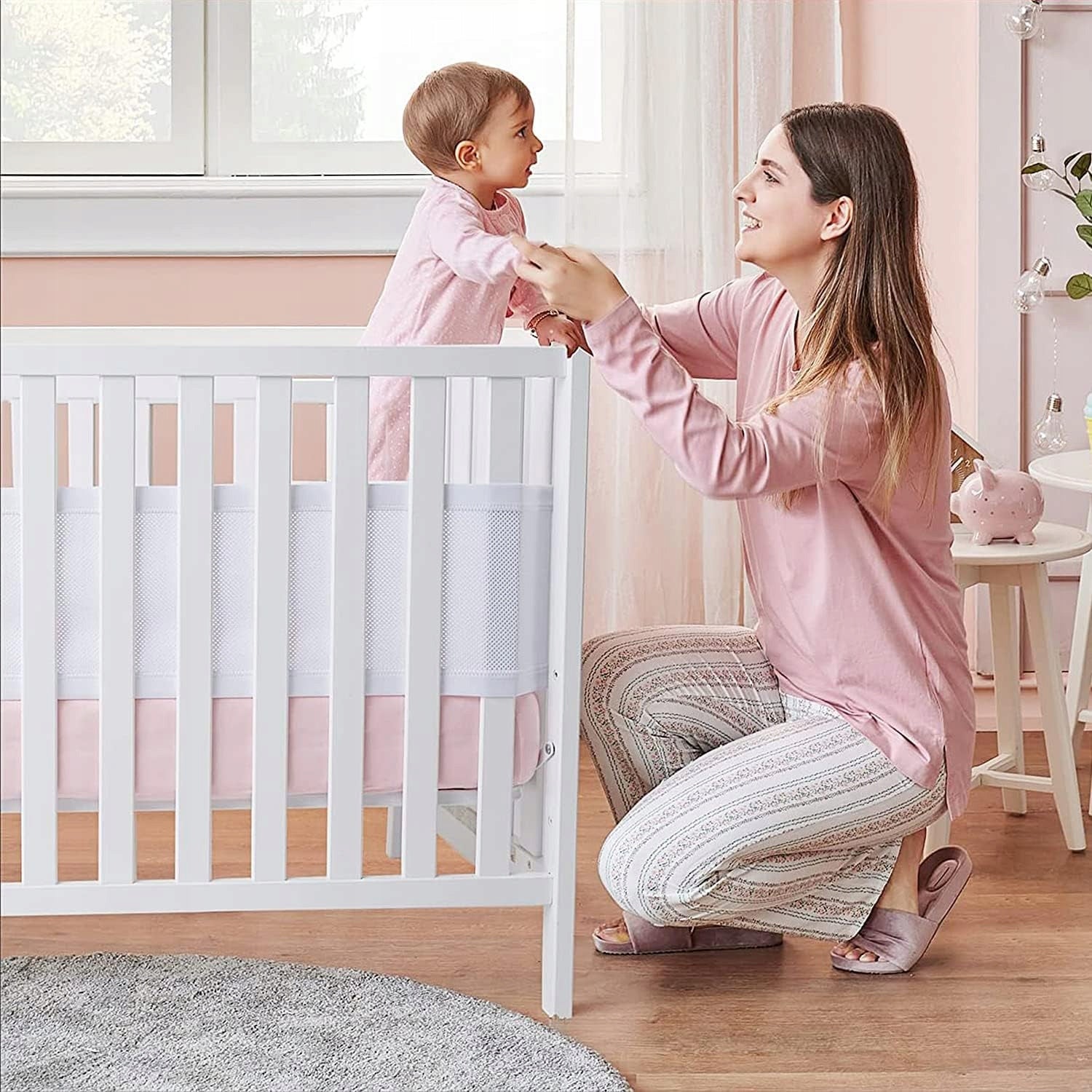 Mesh crib bumper 340x30 + 160x30