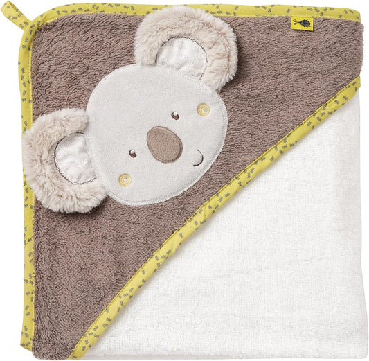 FEHN bawełniany ręcznik z kapturem Koala Australia 80 x 80 cm
