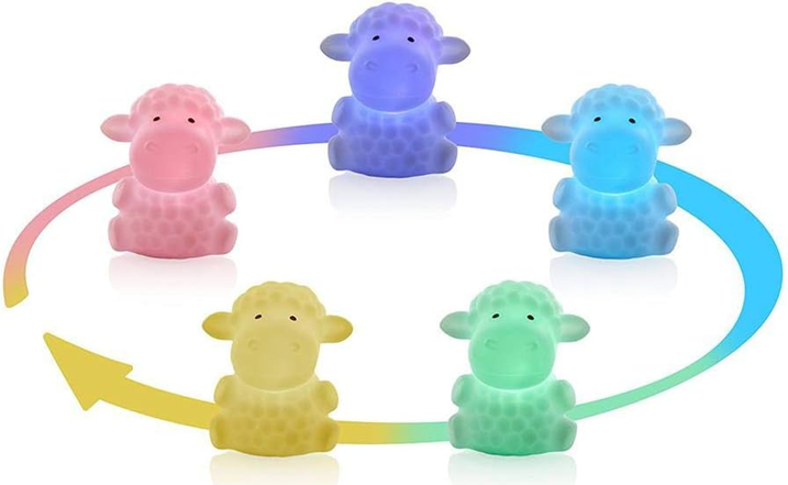 MINILAND Night Sheep lampă de veghe LED, 5 culori, 12,5 cm