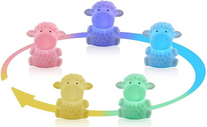 MINILAND Night Sheep lampă de veghe LED, 5 culori, 12,5 cm