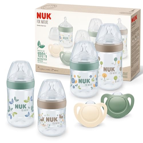 NUK for Nature Perfect Start set de biberoane și suzete 0–6 luni – fotografie 1