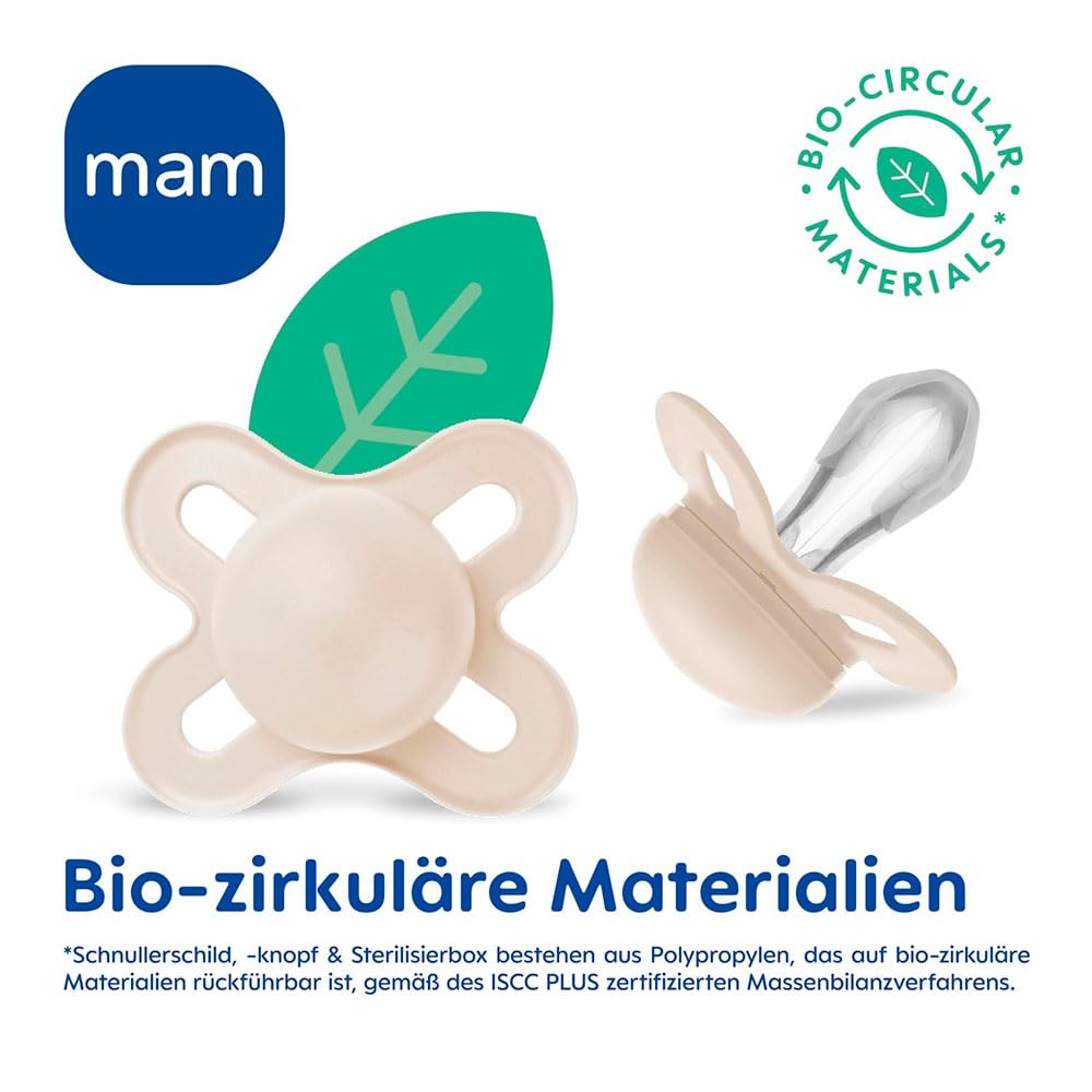 MAM Original silicone pacifier 6–16 months x4