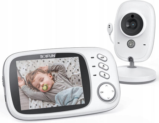 BOIFUN VB603digital baby monitordominant colour whitemains power supply for the cameramains/battery power