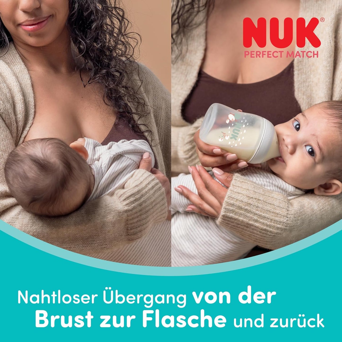 NUK Perfect Match butelki antykolkowe 260 ml 3m+ x4 – zdjęcie produktu 4