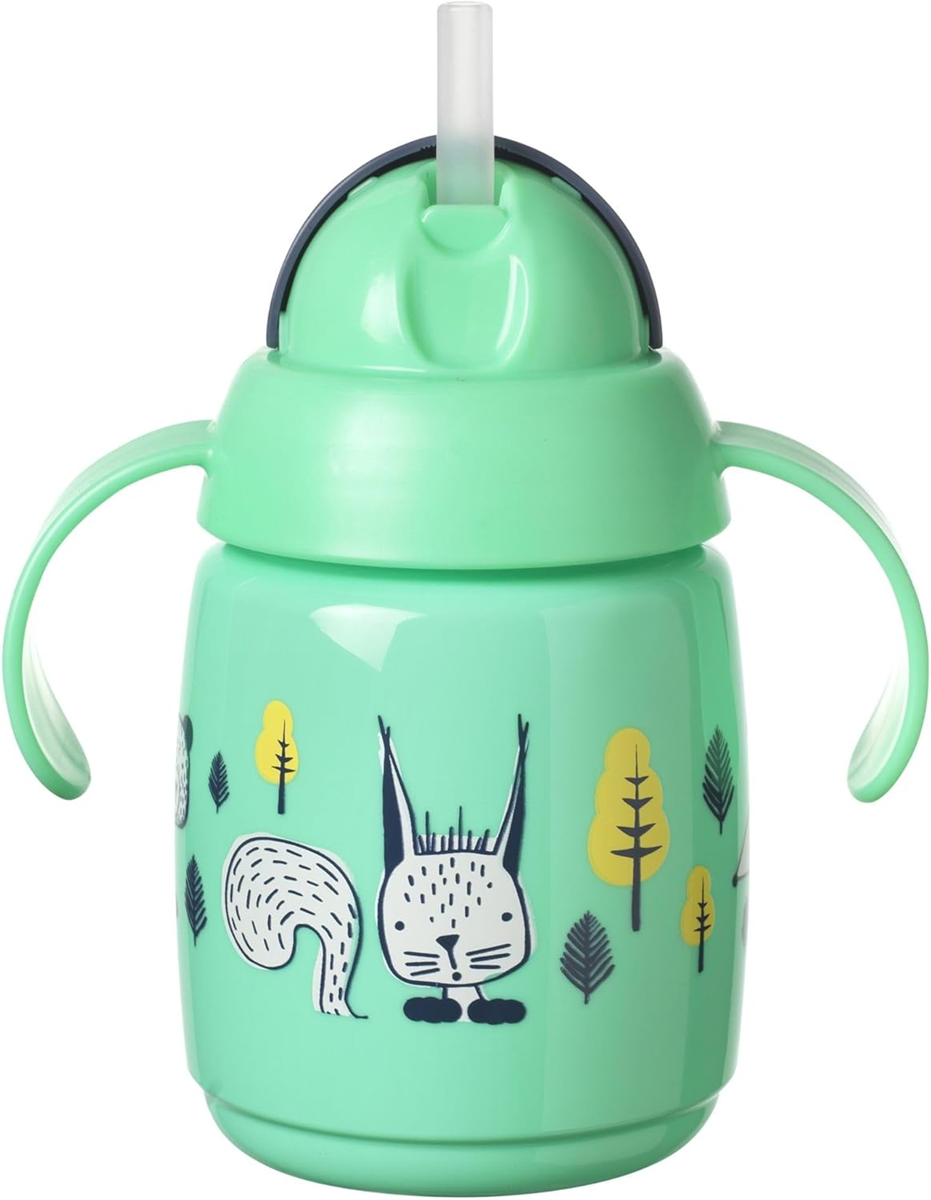 TOMMEE TIPPEE Superstar Training Straw Cup non-spill cup